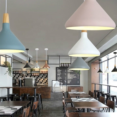 Interior decoration restaurant chandelier Nordic style cafe bar colorful metal Chandelier